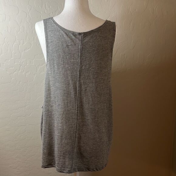 Live Love Dream gray muscle shirt wide sleeve opening heart motif w/ arrows XL - Picture 7 of 12